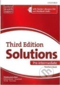 Kniha: Maturita Solutions - Pre-Intermediate - Teacher's book (Oxford University Press). Oxford University Press, 2020 Kniha: Maturita Solutions - Pre-Intermediate - Teacher's book (Oxford University Press). Oxford University Press, 2020