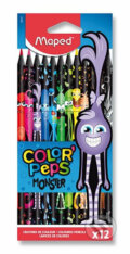 Maped - Bezdřevé pastelky Color´Peps Monster 12 ks, 2020 Maped - Bezdřevé pastelky Color´Peps Monster 12 ks, 2020