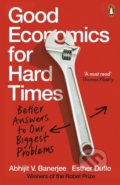 Kniha: Good Economics for Hard Times (Abhijit V. Banerjee a Esther Duflo), 2020 Kniha: Good Economics for Hard Times (Abhijit V. Banerjee a Esther Duflo), 2020