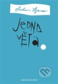 Kniha: Jedna věta: Adin Ljuca (Adin Ljuca). Revolver Revue, 2020 Kniha: Jedna věta: Adin Ljuca (Adin Ljuca). Revolver Revue, 2020