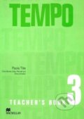 Kniha: Tempo 3 - Teacher's Book (Paola Tite). MacMillan Kniha: Tempo 3 - Teacher's Book (Paola Tite). MacMillan