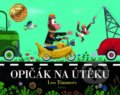 Kniha: Opičák na útěku (Leo Timmers). Daruso, 2020 Kniha: Opičák na útěku (Leo Timmers). Daruso, 2020