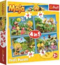 Puzzle: Včelka Mája: Dobrodružství 4v1 (Trefl). Trefl, 2020 Puzzle: Včelka Mája: Dobrodružství 4v1 (Trefl). Trefl, 2020