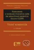 Kniha: Nariadenie o ochrane fyzických osôb pri spracúvaní osobných údajov/GDPR (Anna Cyprichová a Irena Hudecová). Eurokódex, 2020 Kniha: Nariadenie o ochrane fyzických osôb pri spracúvaní osobných údajov/GDPR (Anna Cyprichová a Irena Hudecová). Eurokódex, 2020