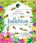 Kniha: Peep Inside a Beehive (Anna Milbourne). Usborne, 2020 Kniha: Peep Inside a Beehive (Anna Milbourne). Usborne, 2020
