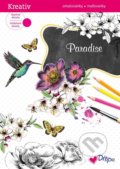 Kniha: Třpytivé omalovánky - Paradise (Ditipo a.s.). Ditipo a.s., 2020 Kniha: Třpytivé omalovánky - Paradise (Ditipo a.s.). Ditipo a.s., 2020