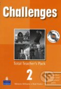 Kniha: Challenges 2: Total Teacher's Pack (Melanie Williams a Rod Fricker). Pearson, Longman, 2007 Kniha: Challenges 2: Total Teacher's Pack (Melanie Williams a Rod Fricker). Pearson, Longman, 2007