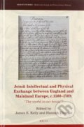 Kniha: Jesuit Intellectual and Physical Exchange between England and Mainland Europe, c. 1580-1789 (James E. Kelly a Hannah Thomas). Brill, 2018 Kniha: Jesuit Intellectual and Physical Exchange between England and Mainland Europe, c. 1580-1789 (James E. Kelly a Hannah Thomas). Brill, 2018