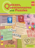 Kniha: Quizzes, Questionnaires and Puzzles (Miles Craven). Cambridge University Press, 2005 Kniha: Quizzes, Questionnaires and Puzzles (Miles Craven). Cambridge University Press, 2005