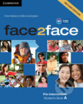 Kniha: face2face Pre-intermediate A Student´s Book (Chris Redston). Cambridge University Press, 2017 Kniha: face2face Pre-intermediate A Student´s Book (Chris Redston). Cambridge University Press, 2017