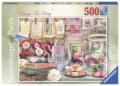 Puzzle: Vintage čajový dýchánek (Ravensburger). Ravensburger, 2021 Puzzle: Vintage čajový dýchánek (Ravensburger). Ravensburger, 2021