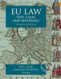 Kniha: EU Law (Oxford University Press). Oxford University Press, 2007 Kniha: EU Law (Oxford University Press). Oxford University Press, 2007