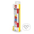 LEGO Gelové pero s minifigurkou, červené, LEGO, 2021
