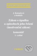 Kniha: Zákon o úpadku a způsobech jeho řešení (insolvenční zákon) (Jiřina Kotoučová a kolektiv). C. H. Beck, 2010 Kniha: Zákon o úpadku a způsobech jeho řešení (insolvenční zákon) (Jiřina Kotoučová a kolektiv). C. H. Beck, 2010