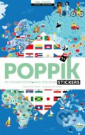 Spoločenská hra: VLAJKY - vzdelávací samolepkový plagát (Poppik). Poppik, 2021 Spoločenská hra: VLAJKY - vzdelávací samolepkový plagát (Poppik). Poppik, 2021