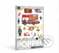 Společenská hra: Snímateľné samolepky HASIČI (Poppik). Poppik, 2021 Společenská hra: Snímateľné samolepky HASIČI (Poppik). Poppik, 2021