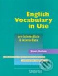 Kniha: English Vocabulary in Use pre-intermediate & intermediate (Stuart Redman), 2000 Kniha: English Vocabulary in Use pre-intermediate & intermediate (Stuart Redman), 2000