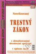 Kniha: Novelizovaný Trestný zákon (Epos). Epos, 2010 Kniha: Novelizovaný Trestný zákon (Epos). Epos, 2010