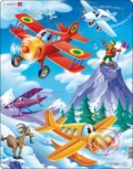 Puzzle: Veselé lietadlá (Maxi) US12 (Larsen). Larsen Puzzle: Veselé lietadlá (Maxi) US12 (Larsen). Larsen