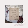 Kniha: Notes from Your Therapist (Allyson Dinneen). Bluebird Books, 2021 Kniha: Notes from Your Therapist (Allyson Dinneen). Bluebird Books, 2021