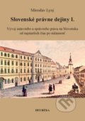 Kniha: Slovenské právne dejiny I. (Miroslav Lysý). Heuréka, 2021 Kniha: Slovenské právne dejiny I. (Miroslav Lysý). Heuréka, 2021