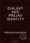 Kniha: Dialekt ako prejav identity (Miroslava Gavurová). OZ FACE, 2021 Kniha: Dialekt ako prejav identity (Miroslava Gavurová). OZ FACE, 2021
