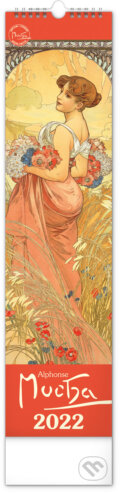 Nástěnný kalendář / nástenný kalendár Alphonse Mucha 2022, 2021 Nástěnný kalendář / nástenný kalendár Alphonse Mucha 2022, 2021