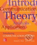 Kniha: Introducing Communication Theory (Lynn Turner a Richard West). McGraw-Hill, 2017 Kniha: Introducing Communication Theory (Lynn Turner a Richard West). McGraw-Hill, 2017