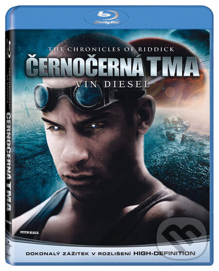 Film: Černočerná tma (David Twohy a David N. Twohy) (Blu-ray). Bonton Film, 2000 Film: Černočerná tma (David Twohy a David N. Twohy) (Blu-ray). Bonton Film, 2000