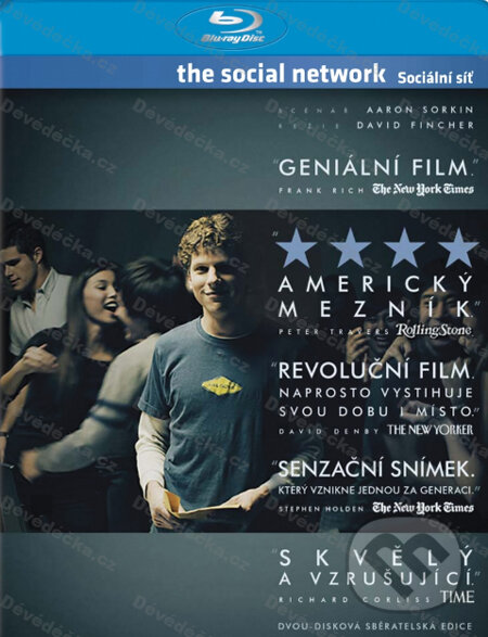 Film: The Social Network - Sociální síť (David Fincher) (Blu-ray). Bonton Film, 2010 Film: The Social Network - Sociální síť (David Fincher) (Blu-ray). Bonton Film, 2010