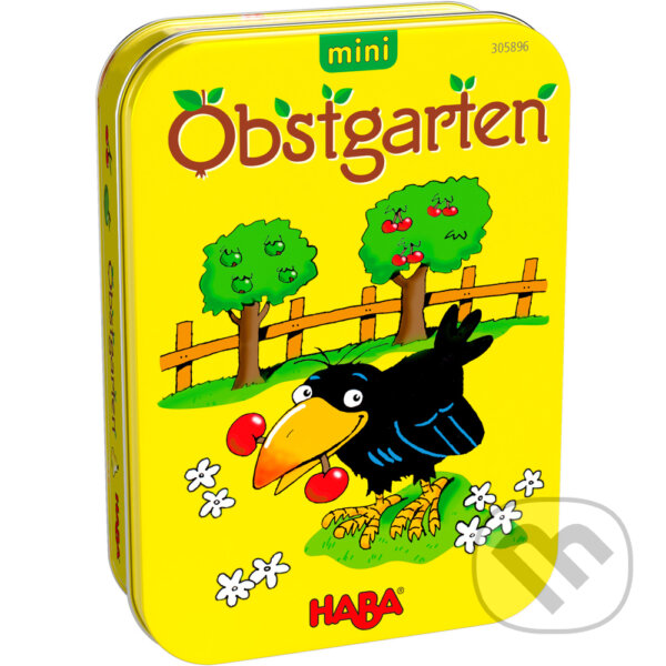 Spoločenská hra: Mini hra pre deti" Ovocný sad v kovovej krabici (Haba). Haba, 2021 Spoločenská hra: Mini hra pre deti" Ovocný sad v kovovej krabici (Haba). Haba, 2021