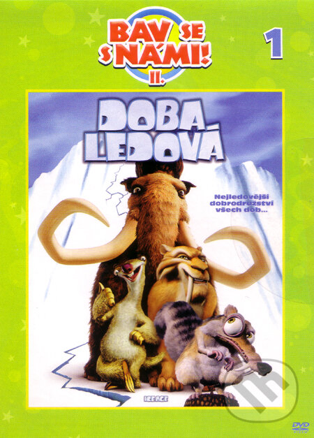 Film: Doba ledová (Carlos Saldanha a Chris Wedge) (DVD). Bonton Film, 2002 Film: Doba ledová (Carlos Saldanha a Chris Wedge) (DVD). Bonton Film, 2002