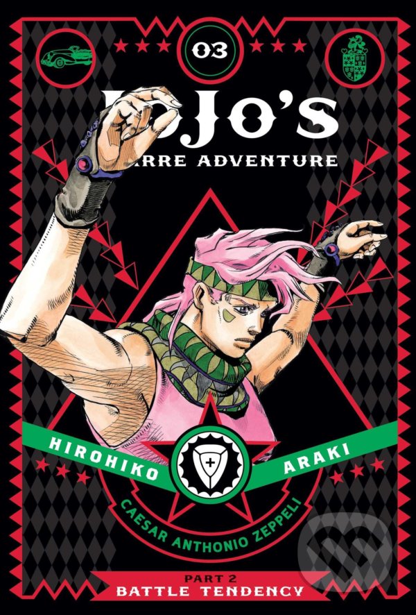 Kniha: JoJo's Bizarre Adventure (Volume 3) (Hirohiko Araki). Viz Media, 2016 Kniha: JoJo's Bizarre Adventure (Volume 3) (Hirohiko Araki). Viz Media, 2016