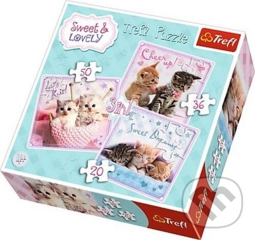 Puzzle: Sladká koťátka 3v1 (Trefl). Trefl, 2021 Puzzle: Sladká koťátka 3v1 (Trefl). Trefl, 2021