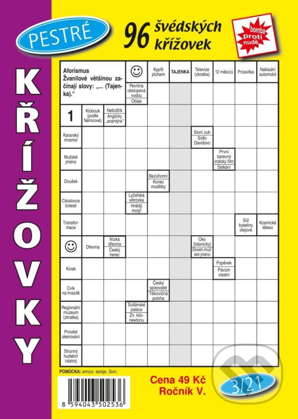 Pestré křížovky 3/2021 (Telpres). Telpres, 2021 Pestré křížovky 3/2021 (Telpres). Telpres, 2021