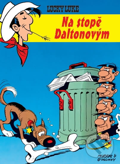 Kniha: Lucky Luke - Na stopě Daltonovým (Morris a René Goscinny). Egmont ČR, 2011 Kniha: Lucky Luke - Na stopě Daltonovým (Morris a René Goscinny). Egmont ČR, 2011