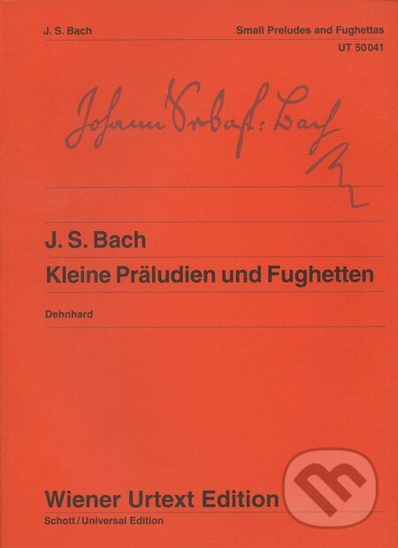 Kniha: Kleine Präludien und Fughetten (J.S. Bach). SCHOTT MUSIC PANTON s.r.o., 1973 Kniha: Kleine Präludien und Fughetten (J.S. Bach). SCHOTT MUSIC PANTON s.r.o., 1973