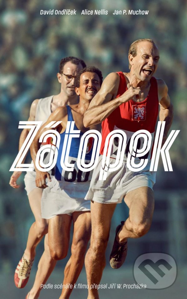 Kniha: Zátopek (Alice Nellis, David Ondříček, Jana P. Muchow a Jiří W. Procházka). Brána, 2021 Kniha: Zátopek (Alice Nellis, David Ondříček, Jana P. Muchow a Jiří W. Procházka). Brána, 2021