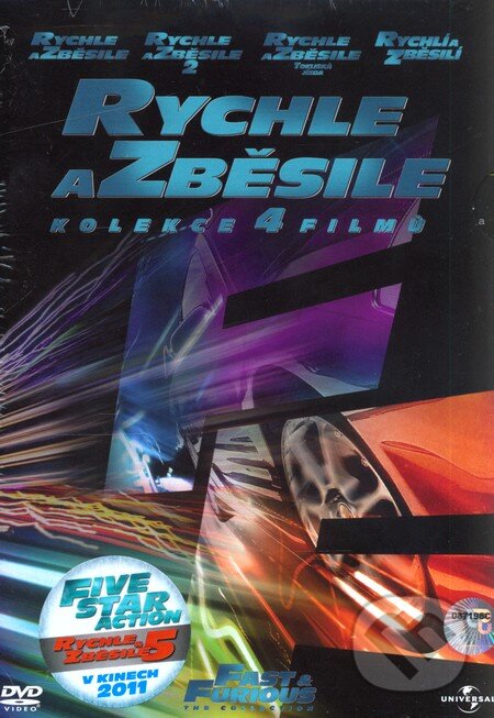 Film: Rychle a zběsile 1 - 4 (Rob Cohen) (DVD). Bonton Film Film: Rychle a zběsile 1 - 4 (Rob Cohen) (DVD). Bonton Film