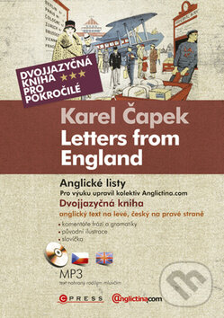 Kniha: Letters from England - Anglické listy (Karel Čapek). Edika, 2011 Kniha: Letters from England - Anglické listy (Karel Čapek). Edika, 2011