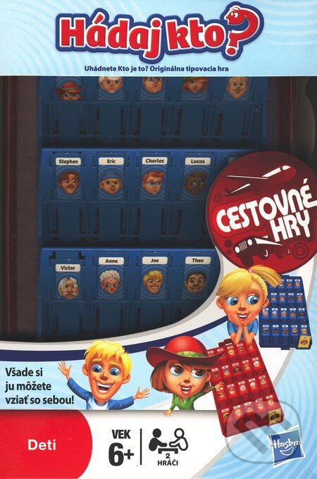 Spoločenská hra: Hádaj kto? (Cestovná hra) (Hasbro). Hasbro Spoločenská hra: Hádaj kto? (Cestovná hra) (Hasbro). Hasbro