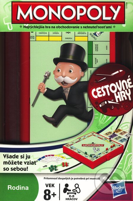 Společenská hra: Monopoly (Cestovná hra) (Hasbro). Hasbro Společenská hra: Monopoly (Cestovná hra) (Hasbro). Hasbro