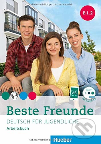 Kniha: Beste Freunde B1/2 - Arbeitsbuch (Anja Schümann, Christiane Seuthe a Manuela Georgiakaki). Max Hueber Verlag, 2016 Kniha: Beste Freunde B1/2 - Arbeitsbuch (Anja Schümann, Christiane Seuthe a Manuela Georgiakaki). Max Hueber Verlag, 2016