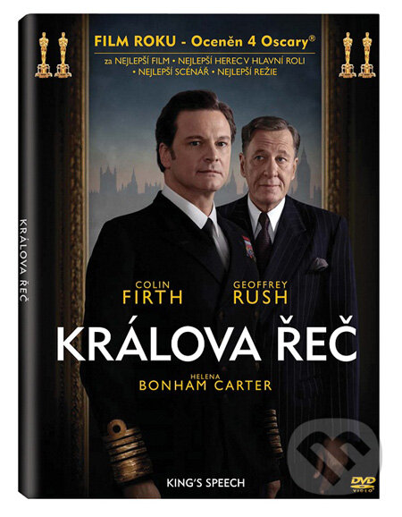 Film: Králova řeč (Tom Hooper) (DVD). Bonton Film, 2010 Film: Králova řeč (Tom Hooper) (DVD). Bonton Film, 2010