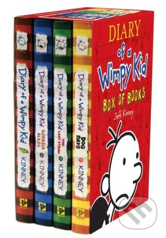Kniha: Diary of a Wimpy Kid: Box Set (Jeff Kinney). Puffin Books, 2010 Kniha: Diary of a Wimpy Kid: Box Set (Jeff Kinney). Puffin Books, 2010
