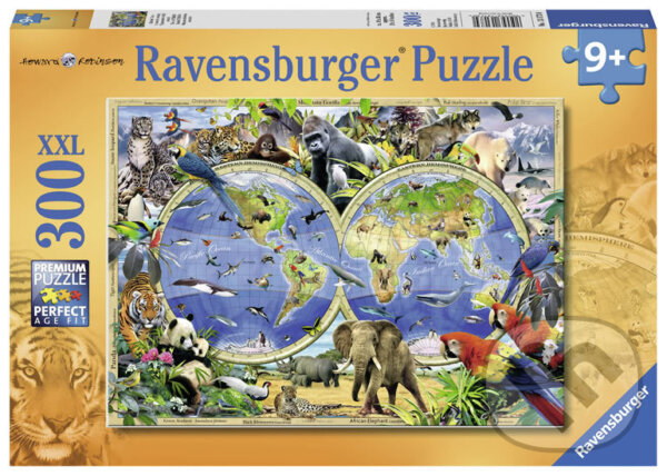 Puzzle: Svět zvířat (Ravensburger). Ravensburger, 2020 Puzzle: Svět zvířat (Ravensburger). Ravensburger, 2020