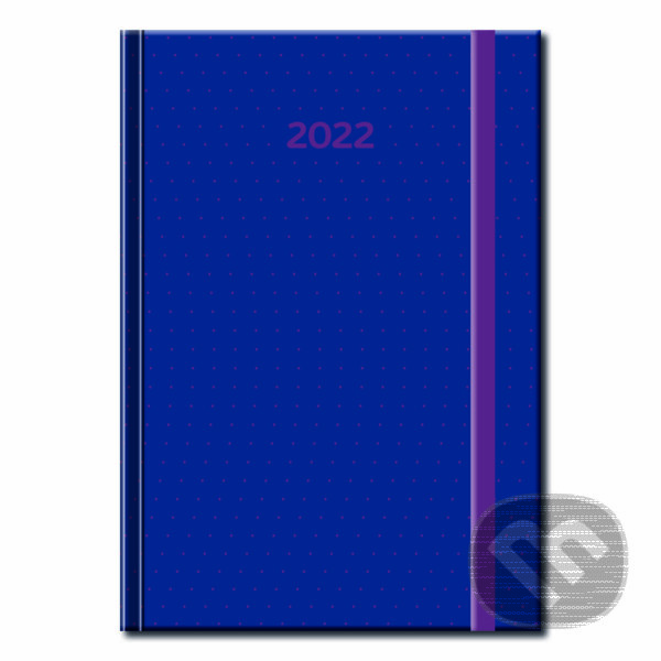 Týždenný diár Point 2022 - fialový, Spektrum grafik, 2021