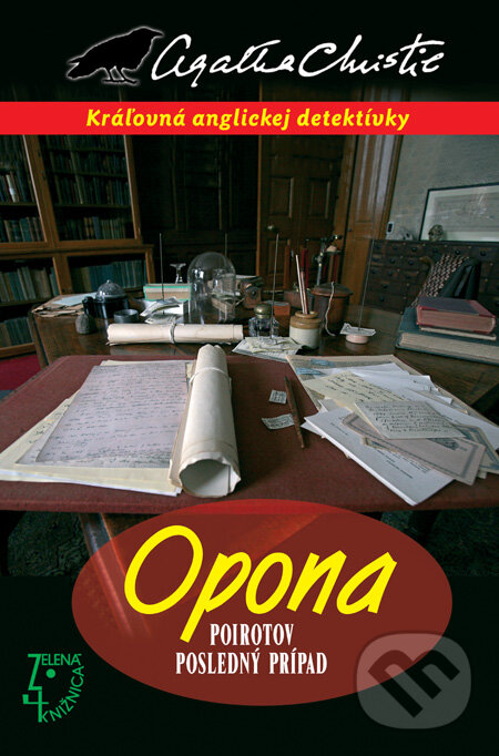 Kniha: Opona (Agatha Christie). Slovenský spisovateľ, 2011 Kniha: Opona (Agatha Christie). Slovenský spisovateľ, 2011