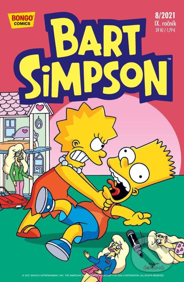 Simpsonovi - Bart Simpson 8/2021 (Crew). Crew, 2021 Simpsonovi - Bart Simpson 8/2021 (Crew). Crew, 2021