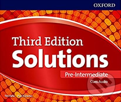 Maturita Solutions: Pre-Intermediate - Class Audio CDs (Paul A. Davies a Tim Falla). Oxford University Press, 2017 Maturita Solutions: Pre-Intermediate - Class Audio CDs (Paul A. Davies a Tim Falla). Oxford University Press, 2017